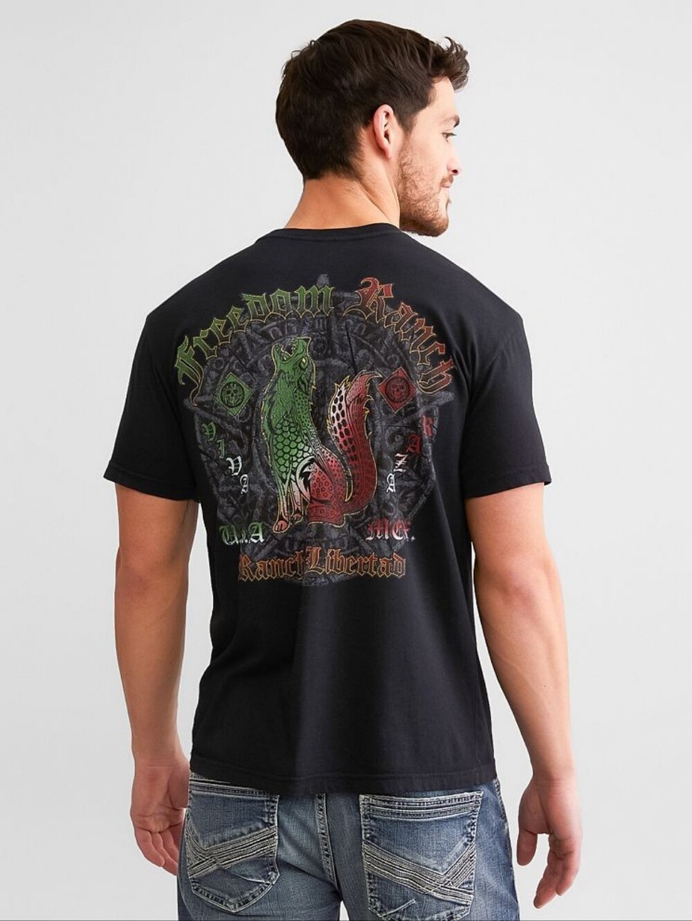 NWT | Freedom Ranch Buckle Exclusive Lobo Wolf Graphic T-Shirt | 2XL